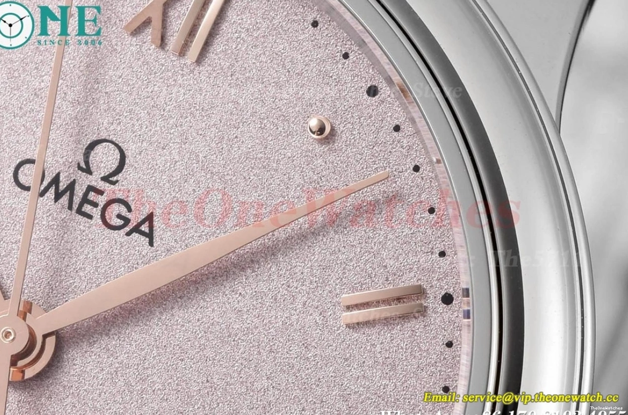 SS VSF De 34mm SS A8800 Ville Ladies Prestige Pink Dial 0413